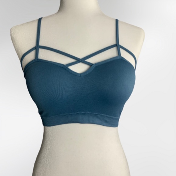 ✨NEW✨ Cage Bralette Blue - Picture 3 of 4